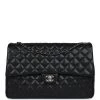 Chanel XXL Flap Bag Black Shiny Caviar Light Gold Hardware 1 Chanel XXL Flap Bag Black Shiny Caviar Light Gold Hardware -Online Bag Store C XXL255 231130 1 01
