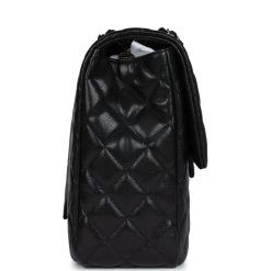 Chanel XXL Flap Bag Black Shiny Caviar Light Gold Hardware -Online Bag Store C XXL255 231130 1 04