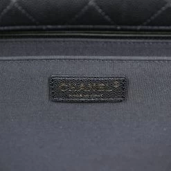 Chanel XXL Flap Bag Black Shiny Caviar Light Gold Hardware -Online Bag Store C XXL255 231130 1 09