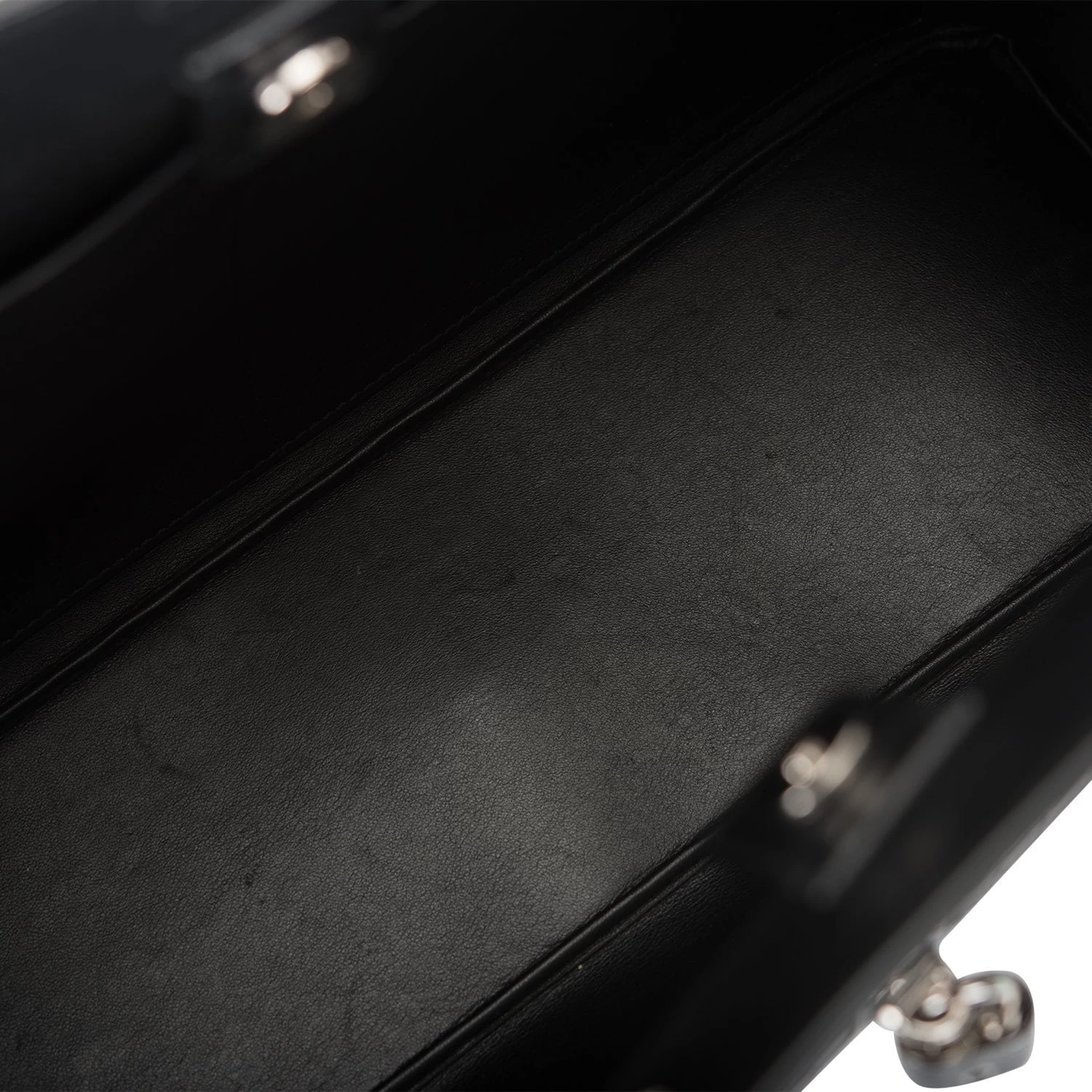 Pre-owned Christian Dior Diorissimo Pocket Tote Black Matte Alligator Silver Hardware 9 Pre-owned Christian Dior Diorissimo Pocket Tote Black Matte Alligator Silver Hardware - Image 7