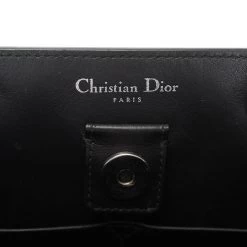 Pre-owned Christian Dior Diorissimo Pocket Tote Black Matte Alligator Silver Hardware 17 Pre-owned Christian Dior Diorissimo Pocket Tote Black Matte Alligator Silver Hardware -Online Bag Store D FN 081020 3 FS 8