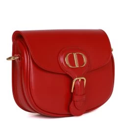 Christian Dior Poppy Red Calfskin Small Bobby Bag Gold Hardware -Online Bag Store D FN 230607 1 03