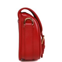 Christian Dior Poppy Red Calfskin Small Bobby Bag Gold Hardware -Online Bag Store D FN 230607 1 05