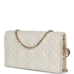 Christian Dior Lady Dior Pouch Latte Lambskin Gold Hardware -Online Bag Store D FN 230628 1 JB 03