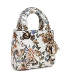 Christian Dior Micro Lady Dior With Small Trunk Multicolor Embroidered Calfskin Light Gold Hardware -Online Bag Store D FN 231114 1 HF 14