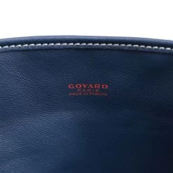 Goyard Goyardine Navy Anjou Mini Reversible Tote Bag Palladium Hardware 15 Goyard Goyardine Navy Anjou Mini Reversible Tote Bag Palladium Hardware -Online Bag Store G FN 012423 11 07