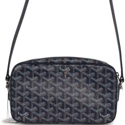 Goyard Goyardine Navy Cap Vert PM Bag Silver Hardware -Online Bag Store G FN 021723 1 01
