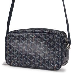 Goyard Goyardine Navy Cap Vert PM Bag Silver Hardware -Online Bag Store G FN 021723 1 05