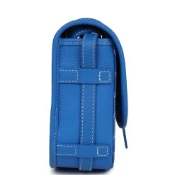 Goyard Goyardine Blue Belvedere PM Bag Palladium Hardware 13 Goyard Goyardine Blue Belvedere PM Bag Palladium Hardware -Online Bag Store G FN 0817 1 MM 04