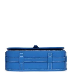 Goyard Goyardine Blue Belvedere PM Bag Palladium Hardware 16 Goyard Goyardine Blue Belvedere PM Bag Palladium Hardware -Online Bag Store G FN 0817 1 MM 06