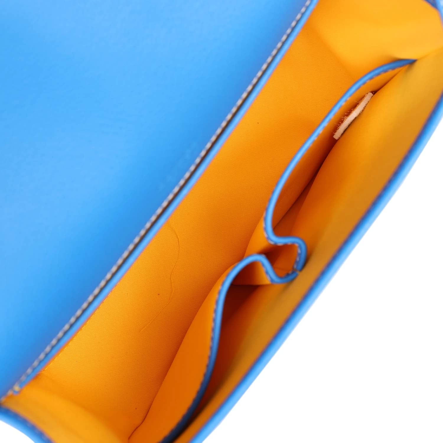 Goyard Goyardine Blue Belvedere PM Bag Palladium Hardware 10 Goyard Goyardine Blue Belvedere PM Bag Palladium Hardware - Image 8