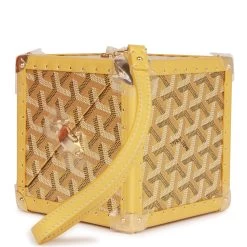 Goyard Dé Trunk Bag Metallic Gold Goyardine Gold Hardware -Online Bag Store G FN 111822 1 07