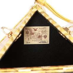 Goyard Dé Trunk Bag Metallic Gold Goyardine Gold Hardware -Online Bag Store G FN 111822 1 11