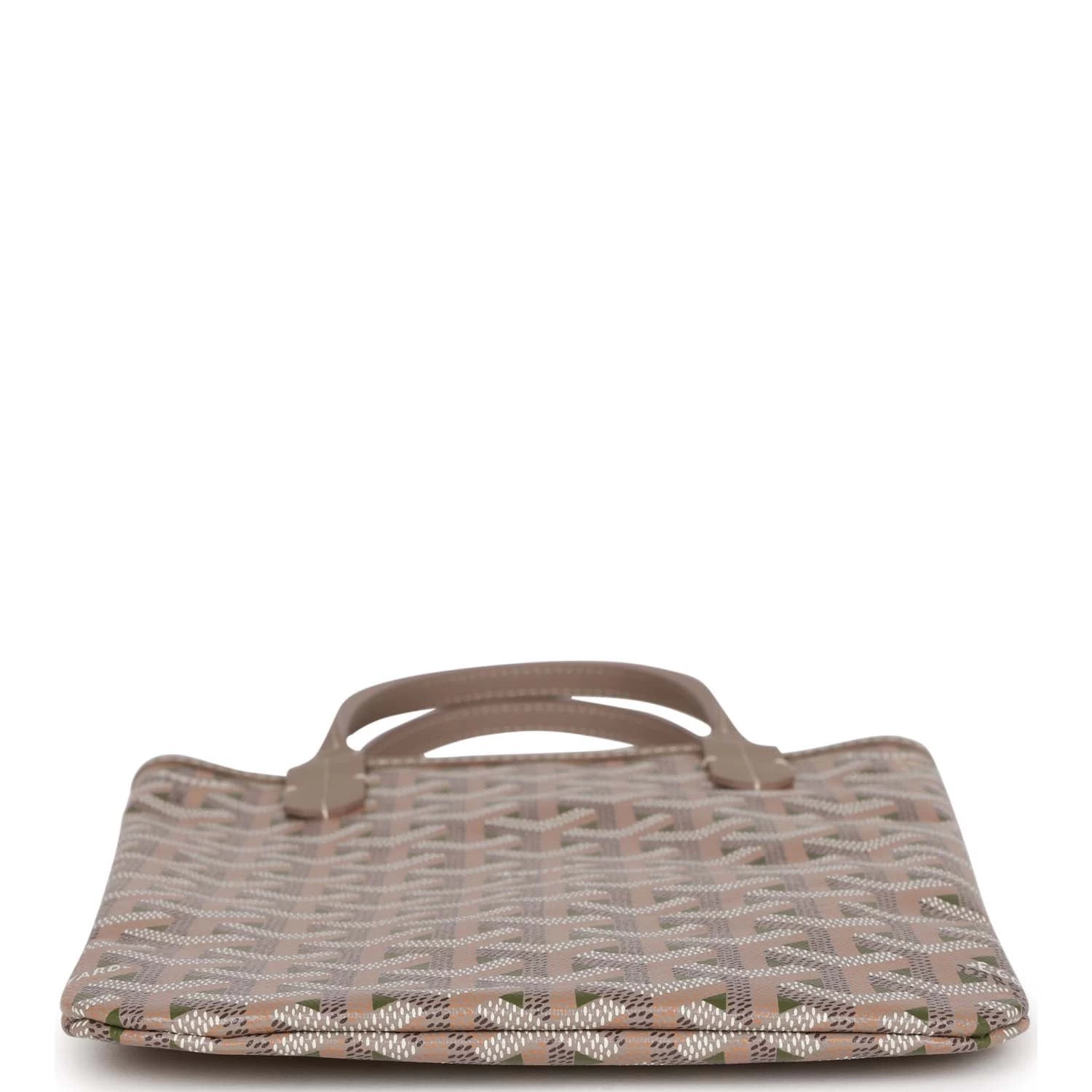 Goyard Goyardine Green Poitiers Claire-Voie Mini Tote Bag Palladium Hardware 9 Goyard Goyardine Green Poitiers Claire-Voie Mini Tote Bag Palladium Hardware - Image 7