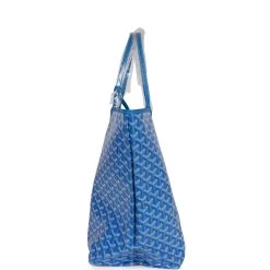 Goyard Goyardine Blue St. Louis GM Tote Bag Palladium Hardware -Online Bag Store G FN 230623 1 04