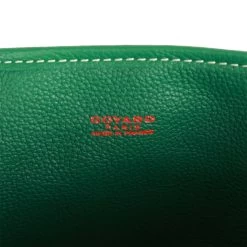 Goyard Goyardine Green Anjou Mini Reversible Tote Bag Palladium Hardware -Online Bag Store G FN 230627 1 09