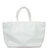 Goyard Goyardine White Artois GM Tote Bag Palladium Hardware -Online Bag Store G FN 230706 1 LC 01