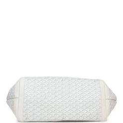 Goyard Goyardine White Artois GM Tote Bag Palladium Hardware -Online Bag Store G FN 230706 1 LC 05