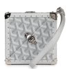 Goyard Dé Trunk Bag Metallic Silver Goyardine Palladium Hardware -Online Bag Store G FN 230714 1 JJ 01