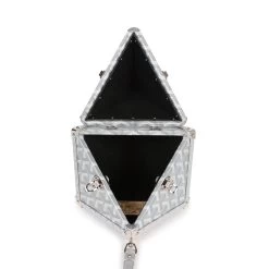 Goyard Dé Trunk Bag Metallic Silver Goyardine Palladium Hardware -Online Bag Store G FN 230714 1 JJ 08