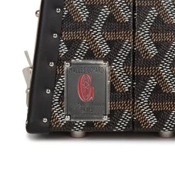 Goyard Saigon Mini Trunk Bag Black Goyardine Palladium Hardware 19 Goyard Saigon Mini Trunk Bag Black Goyardine Palladium Hardware -Online Bag Store G FN 230714 2 JJ 06