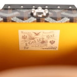 Goyard Saigon Mini Trunk Bag Black Goyardine Palladium Hardware 23 Goyard Saigon Mini Trunk Bag Black Goyardine Palladium Hardware -Online Bag Store G FN 230714 2 JJ 11
