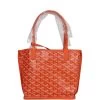 Goyard Goyardine Orange Anjou Mini Reversible Tote Bag Palladium Hardware -Online Bag Store G FN 230718 3 01