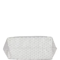 Goyard Goyardine White St. Louis GM Tote Bag Palladium Hardware -Online Bag Store G FN 230719 5 SS 07