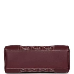 Goyard Saigon Souple Mini Burgundy Goyardine Palladium Hardware -Online Bag Store G FN 230825 1 06