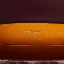 Goyard Saigon Souple Mini Burgundy Goyardine Palladium Hardware -Online Bag Store G FN 230825 1 07