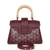 Goyard Saigon Souple Mini Burgundy Goyardine Palladium Hardware -Online Bag Store G FN 230825 1 09