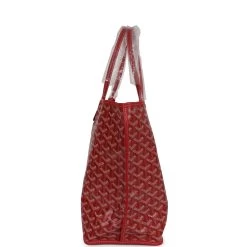 Goyard Anjou PM Red Goyardine Canvas Palladium Hardware -Online Bag Store G FN 230928 3 04
