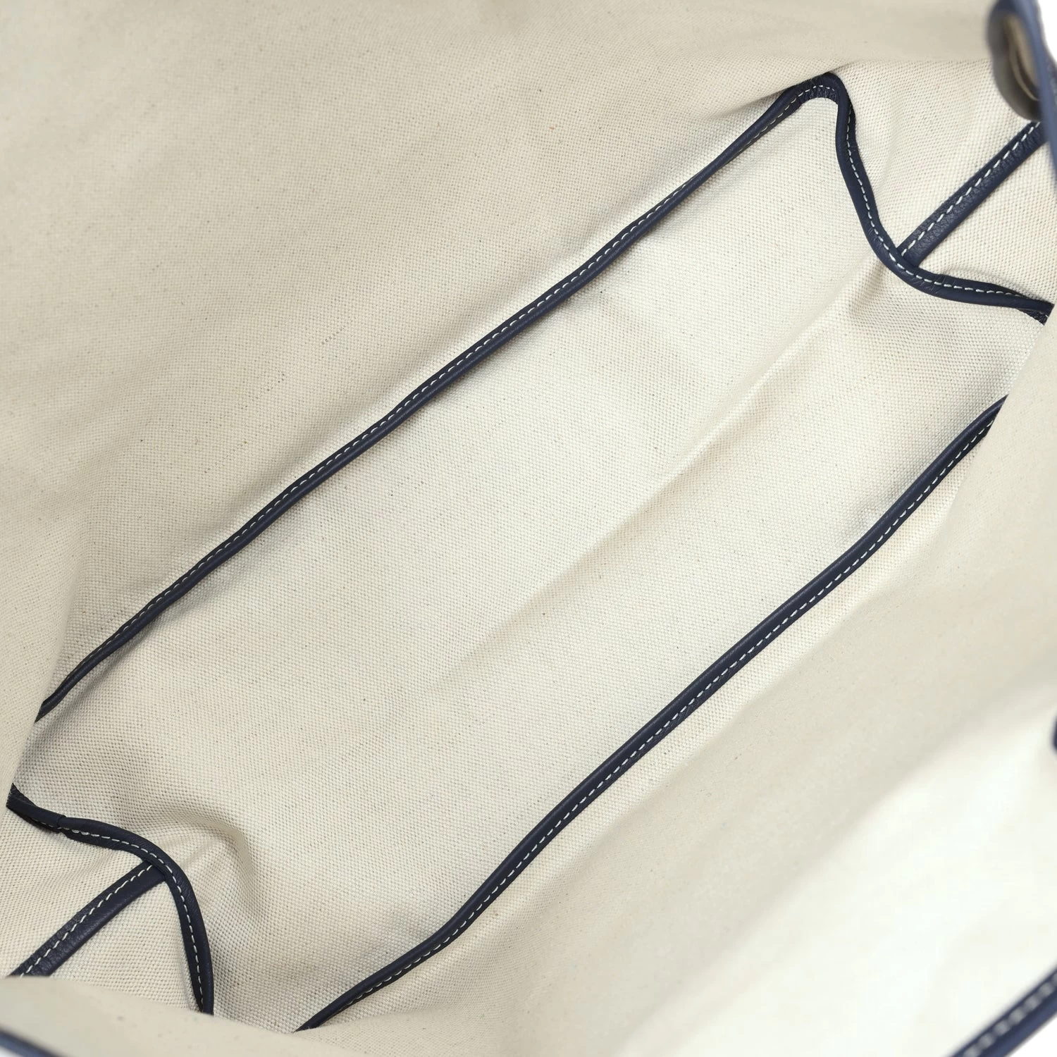 Goyard Goyardine Navy St. Louis PM Tote Bag Palladium Hardware 10 Goyard Goyardine Navy St. Louis PM Tote Bag Palladium Hardware - Image 8