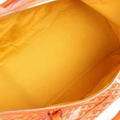 Goyard Goyardine Orange Boeing 55 Travel Bag Palladium Hardware -Online Bag Store G FN 231120 2 BH 09