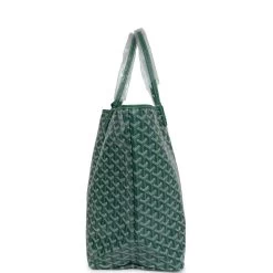 Goyard Goyardine Green St. Louis GM Tote Bag Palladium Hardware -Online Bag Store G FN 231129 5 04