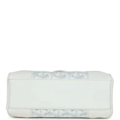 Goyard Saigon Souple Mini Bag White Goyardine Canvas Palladium Hardware -Online Bag Store G FN 231214 1 06