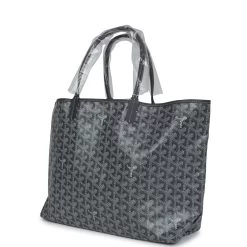 Goyard Goyardine Grey St. Louis PM Tote Bag Palladium Hardware -Online Bag Store G FN 231219 1 03