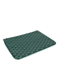Goyard Goyardine Green Senat MM Pouch Palladium Hardware -Online Bag Store G FN 240103 1 06