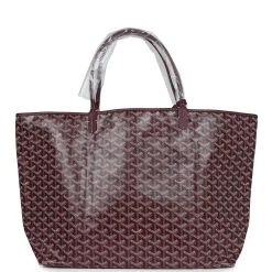Goyard Goyardine Burgundy St. Louis GM Tote Bag Palladium Hardware -Online Bag Store G FN 240105 2 05