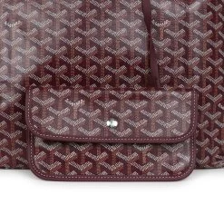 Goyard Goyardine Burgundy St. Louis GM Tote Bag Palladium Hardware -Online Bag Store G FN 240105 2 06
