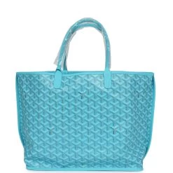 Goyard Goyardine Turquoise Anjou PM Embroidered Seahorse Bag Palladium Hardware 14 Goyard Goyardine Turquoise Anjou PM Embroidered Seahorse Bag Palladium Hardware -Online Bag Store G FN 240116 2 05 521013d1 8918 421a 87f2 3f140fe059b5