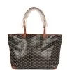 Goyard Goyardine Black And Brown Artois MM Palladium Hardware 2 Goyard Goyardine Black And Brown Artois MM Palladium Hardware -Online Bag Store G FN 240124 2 01