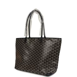 Goyard Artois Tote MM Black Goyardine Canvas & Chevroches Calfskin Palladium Hardware -Online Bag Store G FN 240126 3 03