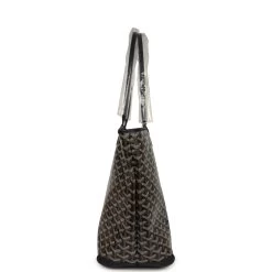Goyard Artois Tote MM Black Goyardine Canvas & Chevroches Calfskin Palladium Hardware -Online Bag Store G FN 240126 3 04