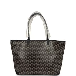 Goyard Artois Tote MM Black Goyardine Canvas & Chevroches Calfskin Palladium Hardware -Online Bag Store G FN 240126 3 05