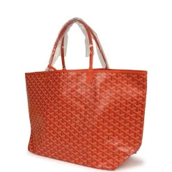 Goyard Goyardine Orange St. Louis GM Tote Bag Palladium Hardware -Online Bag Store G FN 240126 6 03
