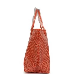 Goyard Goyardine Orange St. Louis GM Tote Bag Palladium Hardware -Online Bag Store G FN 240126 6 04
