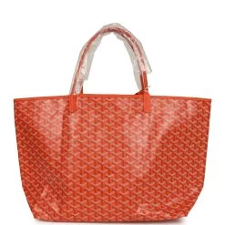 Goyard Goyardine Orange St. Louis GM Tote Bag Palladium Hardware -Online Bag Store G FN 240126 6 05