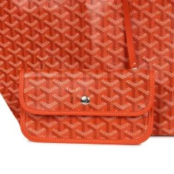 Goyard Goyardine Orange St. Louis GM Tote Bag Palladium Hardware -Online Bag Store G FN 240126 6 06