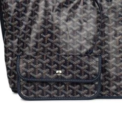 Goyard Anjou PM Navy Goyardine Canvas Palladium Hardware -Online Bag Store G FN 240126 8 06